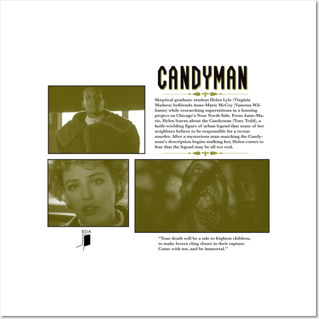 Candyman Synopsis Design Wall Art by Black Door Apparel 